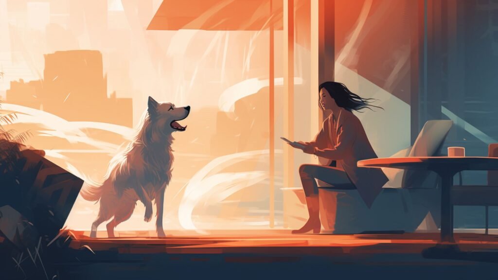 A Digital Illustration Of A Dog Joyfully Running Back To Its Owner Upon Hearing The Come Command
